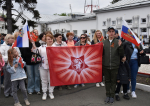 Глава города вместе с троичанами встретили поезд Победы